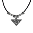 Celtic Triangle Adjustable Cord Necklace